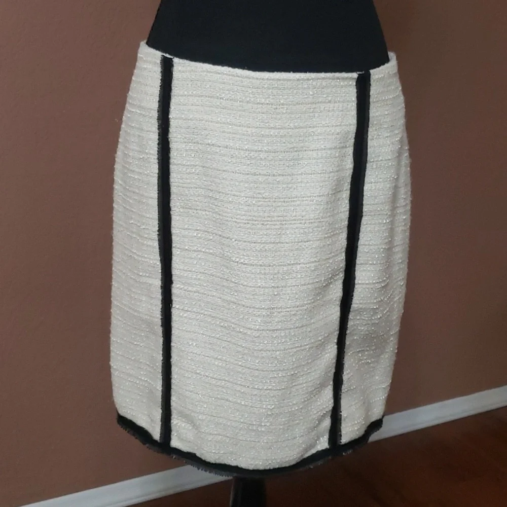 Cass Guy Women's Woven Mini Skirt White Size 12